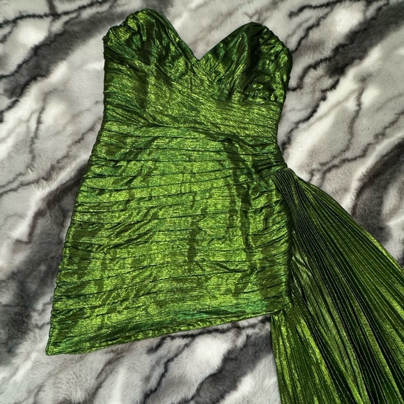 Retrofete Green Dress Size Small - Picture 3 of 4